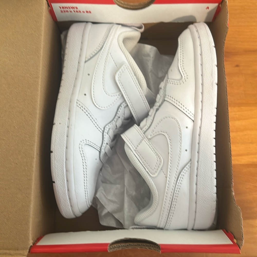 Nike Court Borough Low 2 (PSV) White 11c